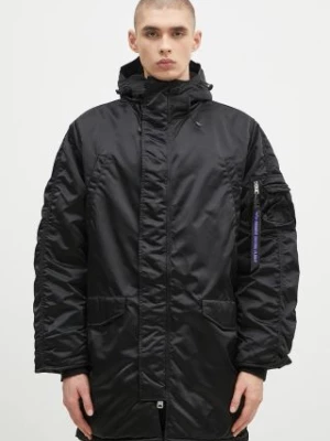 Alpha Industries kurtka N-3B UV męska kolor czarny zimowa 148132UV