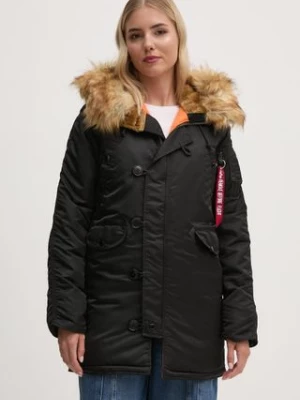 Alpha Industries kurtka N-3B VF 59 Wmn damska kolor czarny zimowa 113007