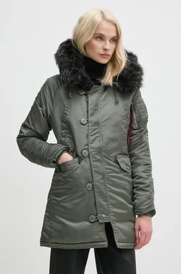 Alpha Industries kurtka N-3B VF 59 Wmn damska kolor zielony zimowa 113007