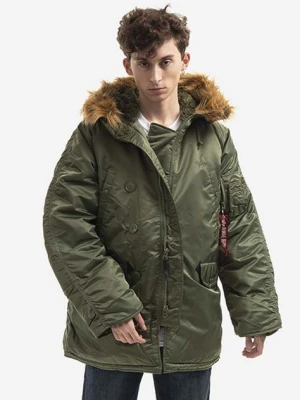 Zdjęcie produktu Alpha Industries kurtka N3B męska kolor zielony zimowa 100106.01