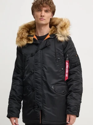 Alpha Industries kurtka N3B VF 59 męska kolor czarny zimowa 103141.03