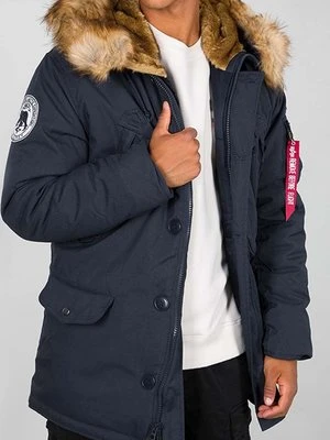 Alpha Industries kurtka Polar Jacket męska kolor granatowy zimowa 123144.07