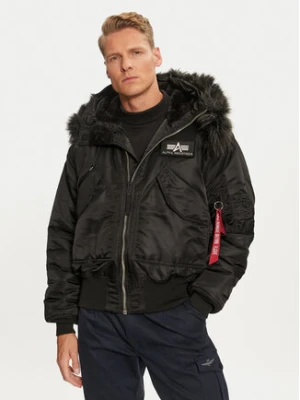 Alpha Industries Kurtka zimowa 113145 Czarny Regular Fit