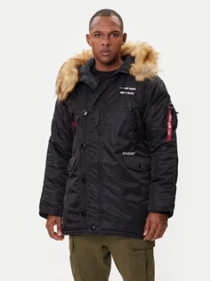 Alpha Industries Kurtka zimowa N3B Airborne 188141 Czarny Regular Fit