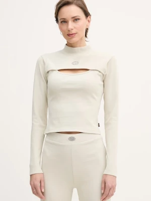 Alpha Industries longsleeve damski bawełniano-elastanowy World Cut Out Longsleeve W