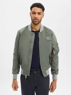 Alpha Industries Męska kurtka bomber - MA-1 TTC Mężczyźni Sztuczne włókno zielony jednolity,