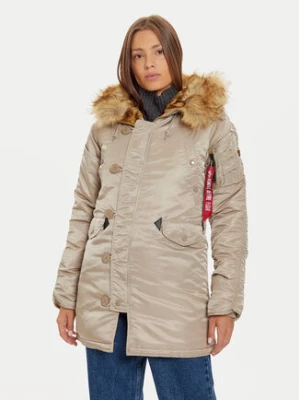 Alpha Industries Parka 113007 Brązowy Regular Fit