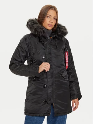 Alpha Industries Parka 113007 Czarny Regular Fit