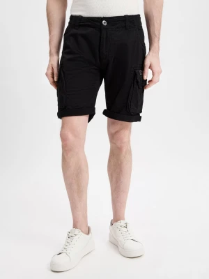 Alpha Industries Spodenki Mężczyźni Bawełna czarny jednolity,