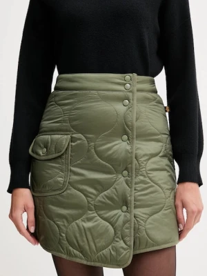 Alpha Industries spódnica kolor zielony mini rozkloszowana 258022.01