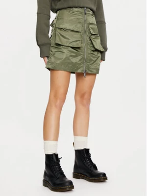 Alpha Industries Spódnica mini 148066 Zielony Regular Fit