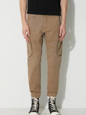 Alpha Industries spodnie 196210-183 Jogger męskie kolor beżowy