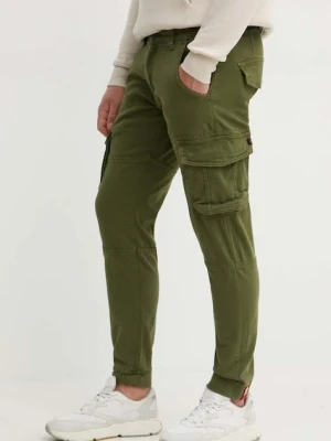 Alpha Industries spodnie Army Pant męskie kolor zielony w fasonie cargo