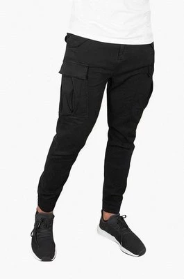 Alpha Industries spodnie bawełniane Airman Pant kolor czarny 188201.03