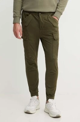 Alpha Industries spodnie bawełniane Airman Pant kolor zielony 188201.142