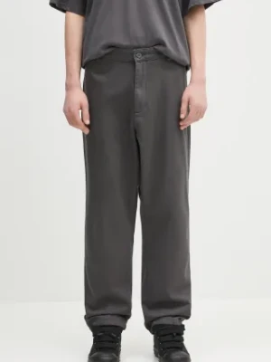 Alpha Industries spodnie bawełniane Alpha Chino Pant Relaxed męskie kolor szary proste 146202.684