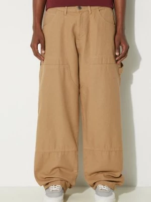 Alpha Industries spodnie bawełniane Carpenter Pant kolor beżowy proste 148202