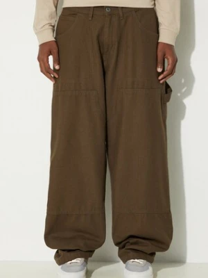 Alpha Industries spodnie bawełniane Carpenter Pant kolor czarny proste 148202