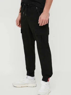 Alpha Industries spodnie bawełniane Ripstop czarny