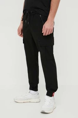 Alpha Industries spodnie bawełniane Ripstop Jogger kolor czarny 116201.03