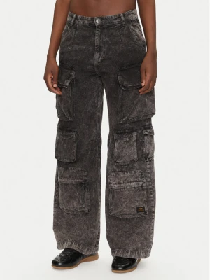 Alpha Industries Spodnie cargo 148022 Szary Regular Fit