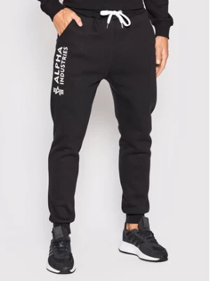 Alpha Industries Spodnie dresowe Basic 116368 Czarny Regular Fit