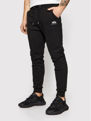 Alpha Industries Spodnie dresowe Basic Jogger 116370 Czarny Slim Fit
