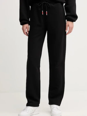 Alpha Industries spodnie dresowe damskie kolor czarny gładkie 156053.03