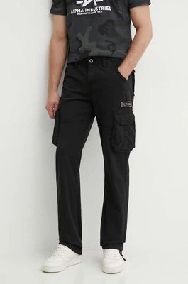 Alpha Industries spodnie Jet Pant męskie kolor czarny proste 101212.03