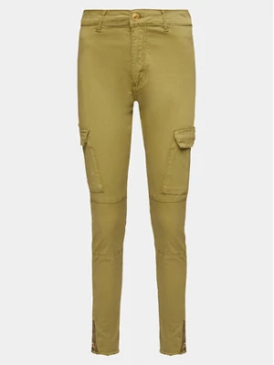 Alpha Industries Spodnie materiałowe Cargo 108022 Zielony Slim Fit