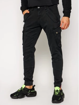 Alpha Industries Spodnie materiałowe Combat 126215 Czarny Slim Fit