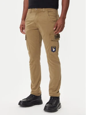 Alpha Industries Spodnie materiałowe Petrol Patch 178207 Zielony Slim Fit