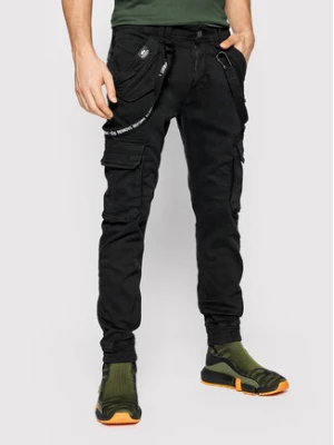 Alpha Industries Spodnie materiałowe Utility 128202 Czarny Slim Fit