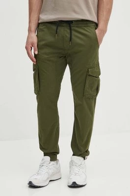 Alpha Industries spodnie męskie kolor zielony