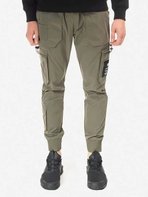 Alpha Industries spodnie męskie kolor zielony w fasonie cargo 108203.142-ZIELONY