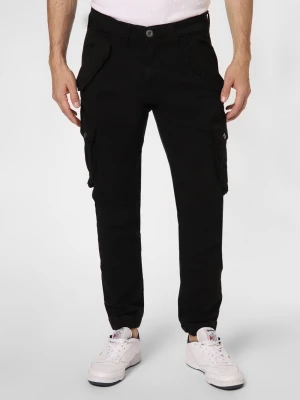 Alpha Industries Spodnie Mężczyźni Bawełna czarny jednolity,