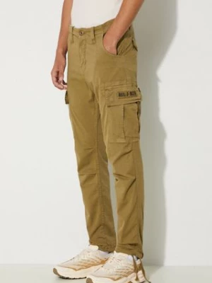 Alpha Industries spodnie Squad Pants męskie kolor zielony w fasonie cargo 188202.11-ZIELONY