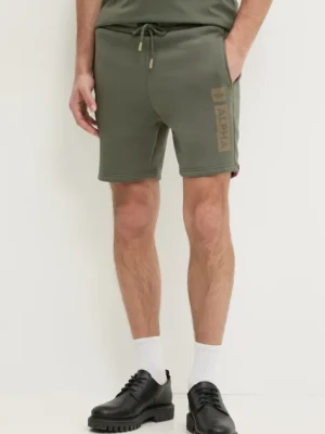 Alpha Industries szorty Alpha PP Short męskie kolor zielony 146365