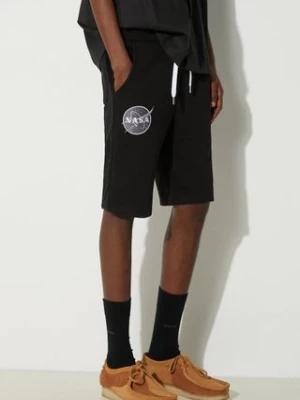 Alpha Industries szorty Basic męskie kolor czarny 116362.03-CZARNY