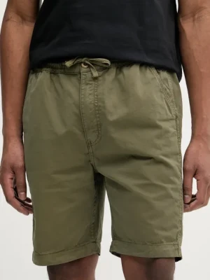 Alpha Industries szorty bawełniane Basic Cotton Shorts męskie kolor zielony 156262