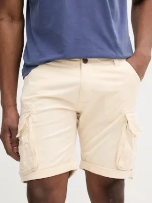 Alpha Industries szorty bawełniane Crew Short kolor beżowy 176203.578-KREMOWY