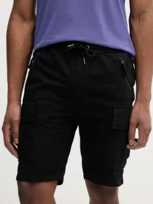 Alpha Industries szorty bawełniane Ripstop Jogger kolor czarny 106250.03-CZARNY