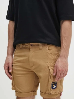 Alpha Industries szorty cargo męskie bawełniane z elastanem