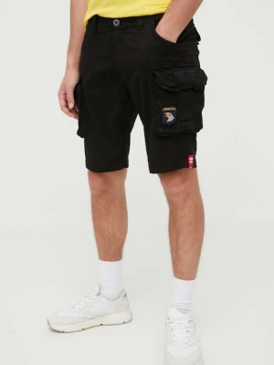 Zdjęcie produktu Alpha Industries szorty cargo męskie bawełniane z elastanem