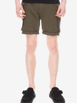 Alpha Industries szorty Combat Short 116210 142 męskie kolor zielony 116210.142-ZIELONY