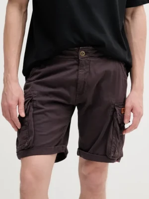Alpha Industries szorty Crew Short męskie kolor fioletowy 176203