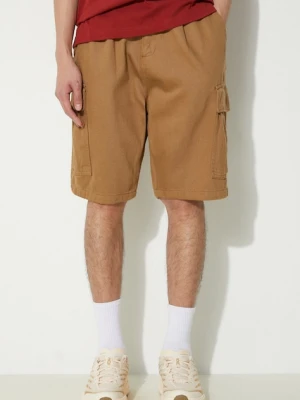 Alpha Industries szorty jeansowe bawełniane Aircraft kolor brązowy 146250