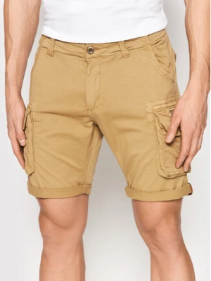 Alpha Industries Szorty materiałowe Crew 176203 Beżowy Regular Fit