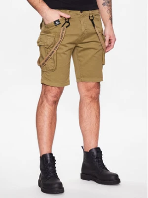 Alpha Industries Szorty materiałowe Utility 116213 Beżowy Slim Fit