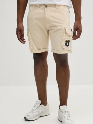 Alpha Industries szorty męskie kolor beżowy